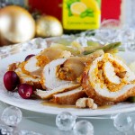 Rolada z indyka z nadzieniem dyniowym i sosem z cydru / Pumkin turkey roulade with apple cider gravy