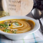 Zupa z batatow, marchewki i dyni / Sweet potato, carrot and pumkin soup