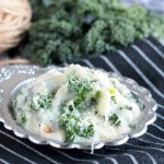 Puree z kalafiora z jarmuzem / Cauliflower kale puree