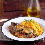 Karkówka zapiekana z warzywami / Pork neck baked with vegetables1