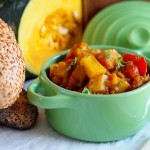 Jesienny gulasz z dynią, cukinią i soczewicą / Fall pumpkin, zucchini and lentil stew