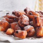 Mini pączki z jagodami / Mini blueberry beignets
