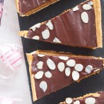 Najłatwiejszy mazurek z karmelem i czekoladą / Easy caramel and chocolate tart