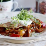 Placki ziemniaczane po wegiersku / Hungarian style potato pancakes