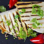 Quasedillas z kaczką w sosie bbq / Bbq duck quasedillas