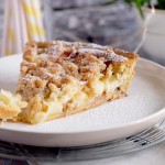 Tarta z rabarbarem i kruszonką / Rhubarb crumble tart