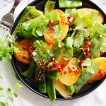 Ziemniaki z patelni z fasolką szparagową / Pan fried potatoes with green beans