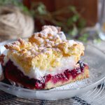 Ciasto z wiśniami i bezą / Cherry meringue cake