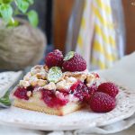 Ciasto z malinami i budyniem / Raspberry pudding cake