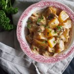 Kremowe ziemniaki z grzybami / Creamy potatoes with mushrooms