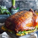 Kaczka pieczona w glazurze pomarańczowo-miodowej / Roast duck with orange-honey glaze