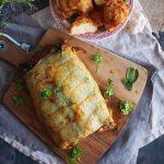 Rolada-ziemniaczana-z-miesem-serem-i-szpinakiem-Cheesy-potato-roll-with-meat-and-spinach