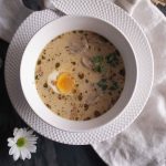 zurek-z-biala-kielbasa-i-grzybami-Sour-rye-soup-with-sausage-and-mushrooms
