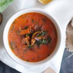 Botwinka-z-boczniakami-Young-beet-soup-with-oyster-mushrooms