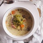 Zupa-brokulowa-z-pieczarkami-Broccoli-and-mushroom-soup